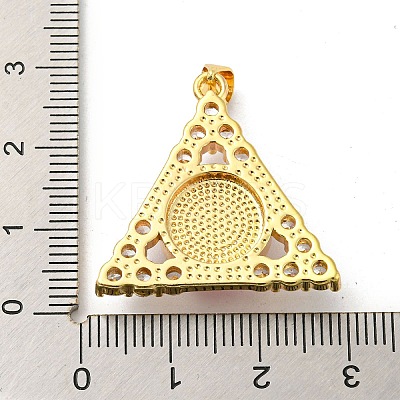 Real 18K Gold Plated Brass Pendants KK-L209-007G-08-1