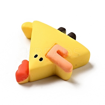 Cartoon Animal Opaque Resin Cabochons RESI-B012-07A-1