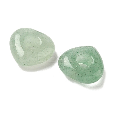 Natural Green Aventurine European Beads G-C252-01K-1