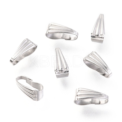 Non-Tarnish 304 Stainless Steel Snap on Bails STAS-F155-27P-1