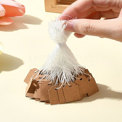 100Pcs Kraft Paper Tags AJEW-FS0001-14-1