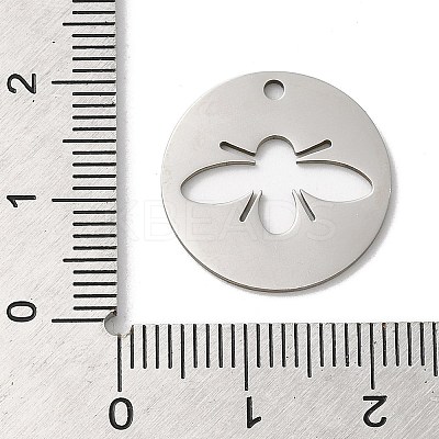 Non-Tarnish 201 Stainless Steel Pendants STAS-E206-02P-01-1