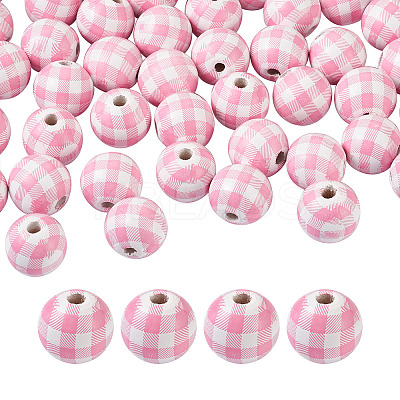 Natural Wooden Beads WOOD-TAC0010-05D-1