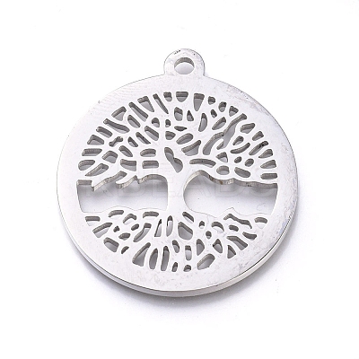 Non-Tarnish 304 Stainless Steel Pendants LS-STAS-L245-010A-P-1