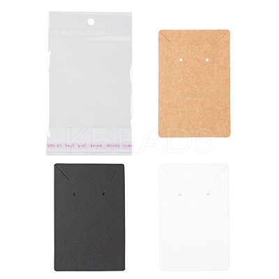 150Pcs 3 Colors Cardboard Display Cards CDIS-LS0001-03-1