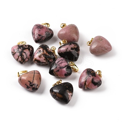 Natural Rhodonite Pendants G-I311-A14-G-1