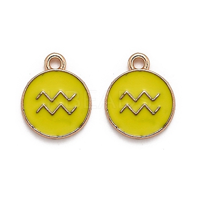 Alloy Enamel Pendants LS-ENAM-S124-01B-14J-1