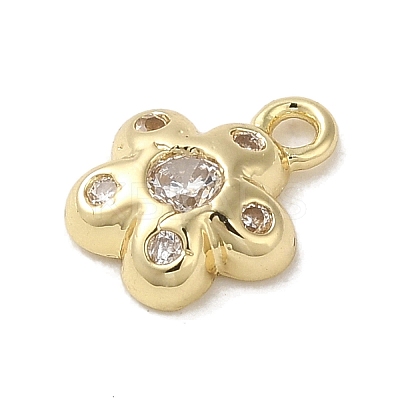 Brass Micro Pave Cubic Zirconia Pendants LS-KK-K371-03G-1