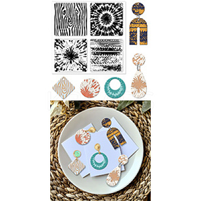 Silicone Clay Texture Mat AJEW-WH0447-051-1