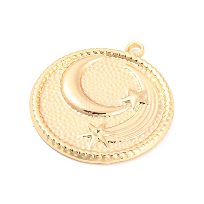 Rack Plating Brass Pendants KK-M261-02G-1