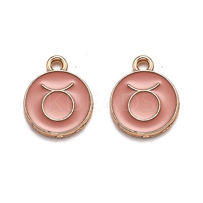 Alloy Enamel Pendants ENAM-S124-01B-11C-1
