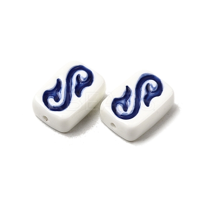 Handmade Porcelain Beads PORC-K010-02E-1