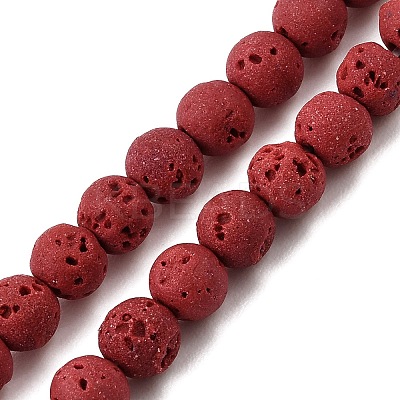 Dyed Synthetic Lava Rock Beads Strands GG-CBAAE19-06A-03-1