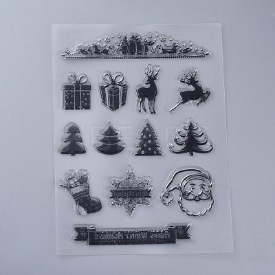 Silicone Stamps X-DIY-L036-D02-1