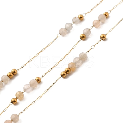 Ion Plating(IP) Real 18K Gold Plated 316 Surgical Stainless Steel Link Chains CHS-G033-01J-1