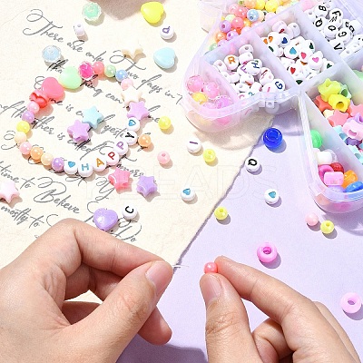 DIY Opaque Acrylic Bracelet Making Kits DIY-YW0009-89-1