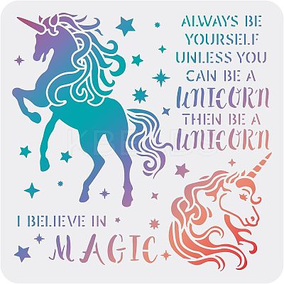 Plastic Reusable Drawing Painting Stencils Templates DIY-WH0172-365-1