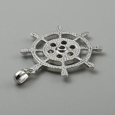 Alloy Hang Snap Base Pendant FIND-WH0110-275-1