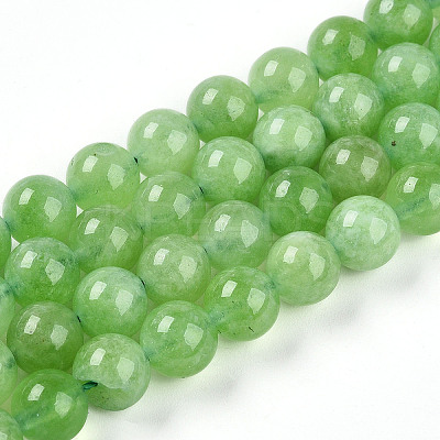 Natural Quartz Beads Strands G-R479-8mm-12-1