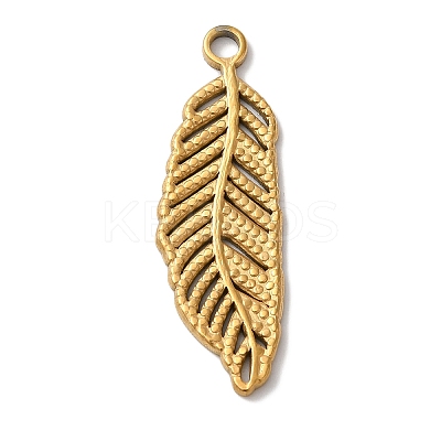 PVD Vacuum Plating 304 Stainless Steel Pendants STAS-L081-005G-01-1