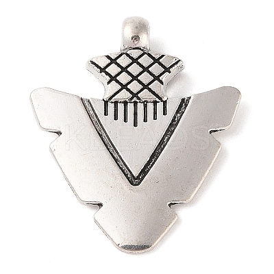 Tibetan Style Alloy Pendants FIND-C060-057A-AS-1