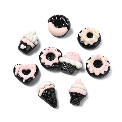 90Pcs 9 Styles Resin Cabochons RESI-CJ0004-26-1