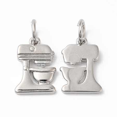 Eco-Friendly Rack Plating Brass Charms KK-R143-09P-1