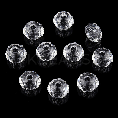 Transparent AS Plastic Beads TACR-T019-007B-01-1