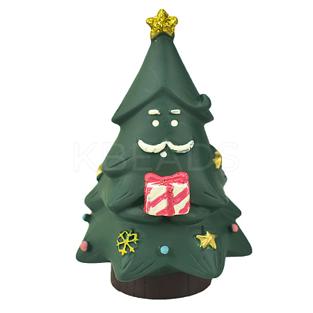 Resin Christmas Theme Miniature Ornaments XMAS-PW0001-090D-1