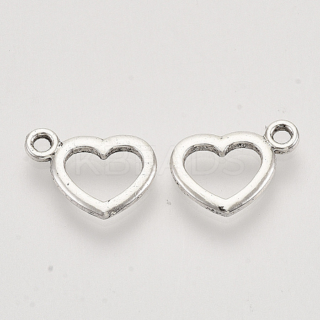 Tibetan Style Alloy Charms TIBEP-S319-002AS-RS-1