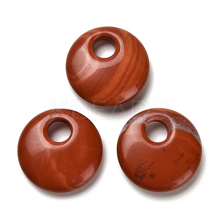Natural Red Agate Pendants G-H073-05F-1