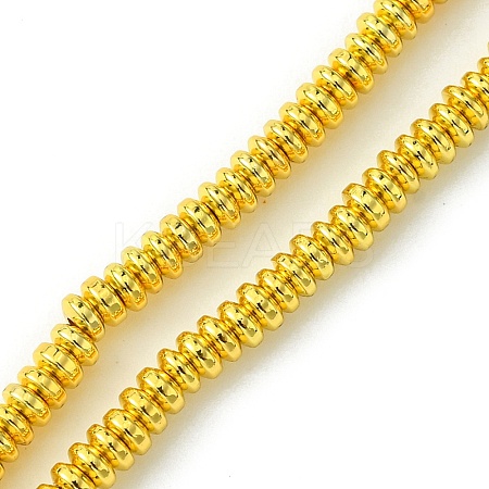 Electroplated Synthetic Non-Magnetic Hematite Beads Strands G-H020-J01-02-1