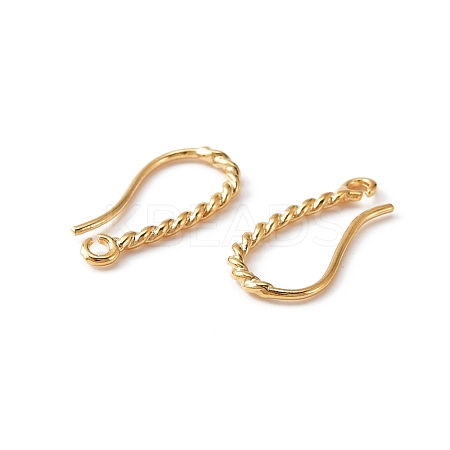 Brass Earring Hooks KK-WH0035-98-1