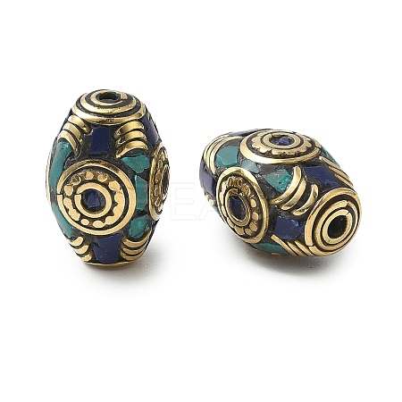 Handmade Tibetan Style Beads KK-Z157-03AG-03-1