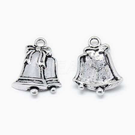 Tibetan Style Alloy Pendants TIBE-S301-042AS-RS-1