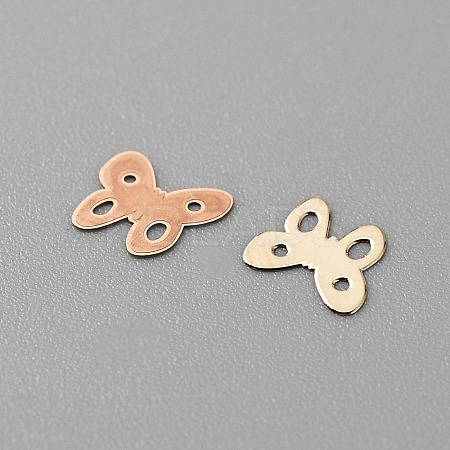 Butterfly Brass Cabochons MRMJ-WH0003-07C-G-1