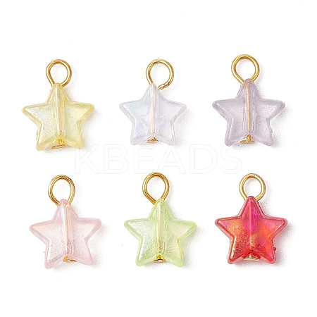 Transparent Acrylic Pendants PALLOY-JF03549-1