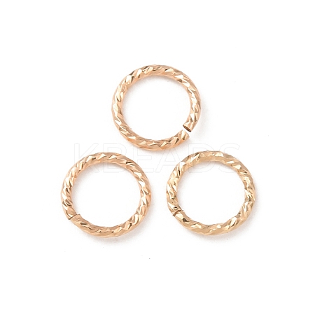1/20 14K Gold Filled Open Jump Rings KK-Z159-01G-02-1
