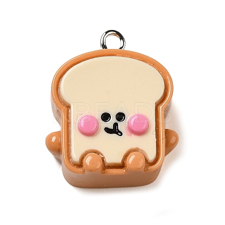 Opaque Resin Imitation Food Pendants LS-CRES-M030-06F-1