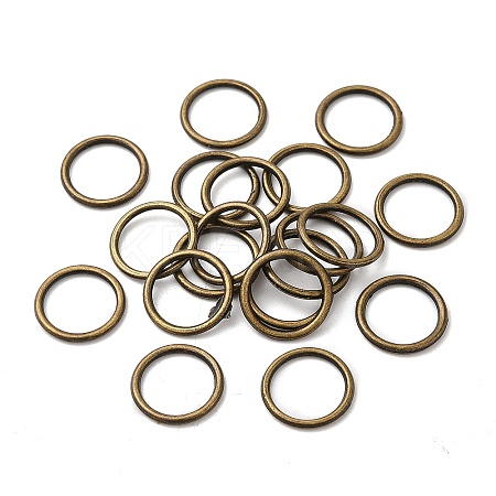 Alloy Soldered Closed Jump Rings KK-WH0052-05D-AB-1