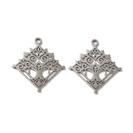 Non-Tarnish 304 Stainless Steel Pendant LS-STAS-H212-39P-1