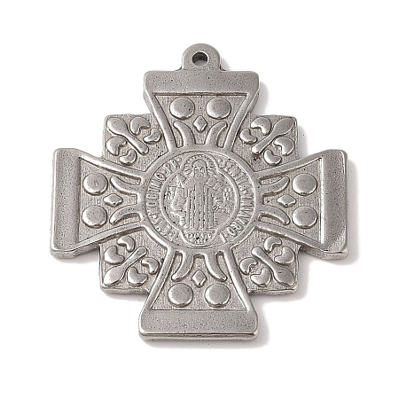 Non-Tarnish 304 Stainless Steel Pendants STAS-Z058-04P-03-1
