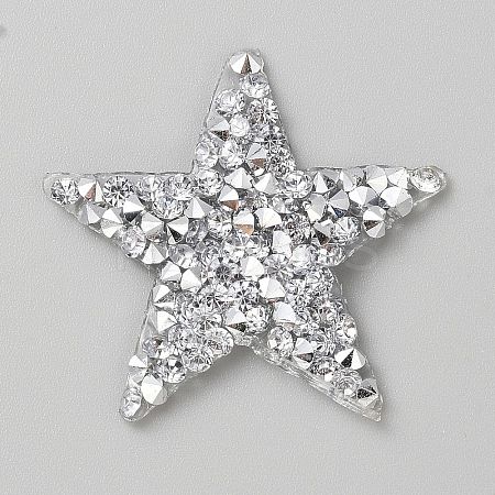 Resin Hotfix Rhinestone DIY-WH0430-942B-1