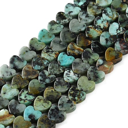 Natural African Turquoise(Jasper) Beads Strands G-M403-A26-02-1