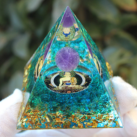 Orgonite Pyramid Resin Energy Generators PW-WG94568-20-1