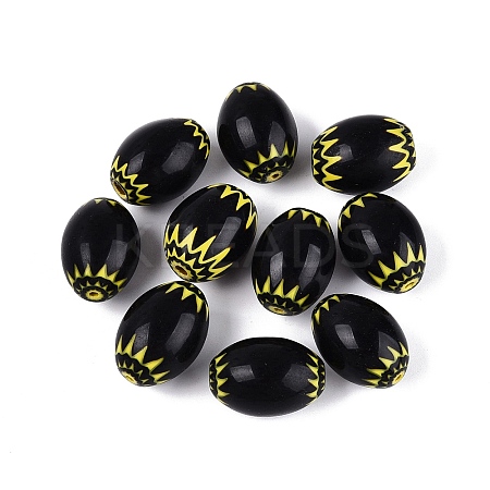 Handmade Millefiori Glass Barrel Beads LA-N002-23C-1
