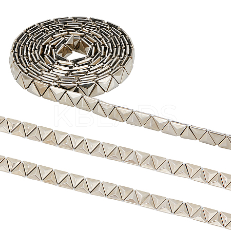 2.5 Yards Stainless Steel Rivet Studed Cord with Adhesive Back OCOR-FG0002-34B-1