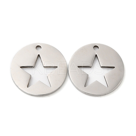 Non-Tarnish 201 Stainless Steel Pendants STAS-A084-08P-1