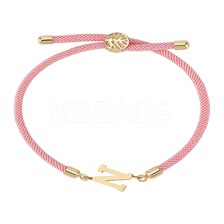 1Pc Adjustable Nylon Cord Slider Bracelets for Women BJEW-LP0001-32N-03-1