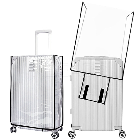 Transparent PVC Luggage Cover AJEW-WH20080-52B-1